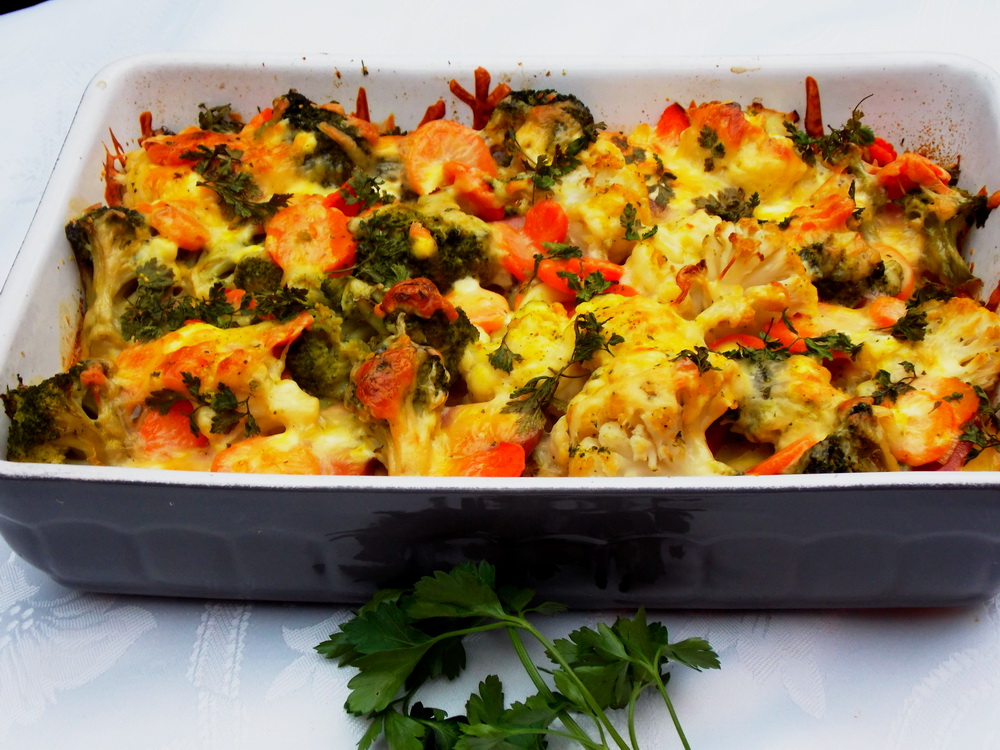 Legume gratinate la cuptor