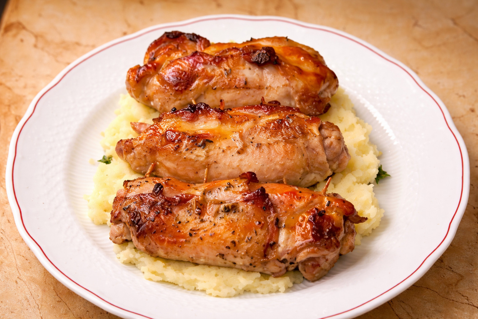 Pulpe de pui umplute