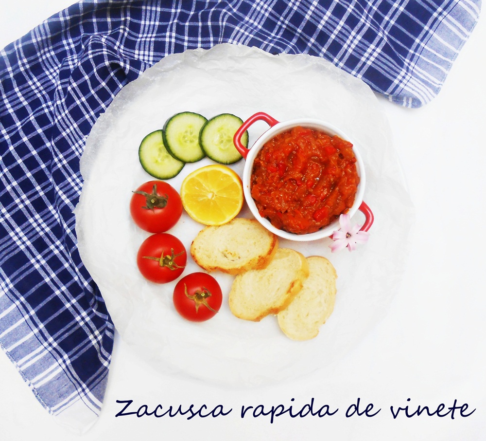 Zacusca rapida de vinete