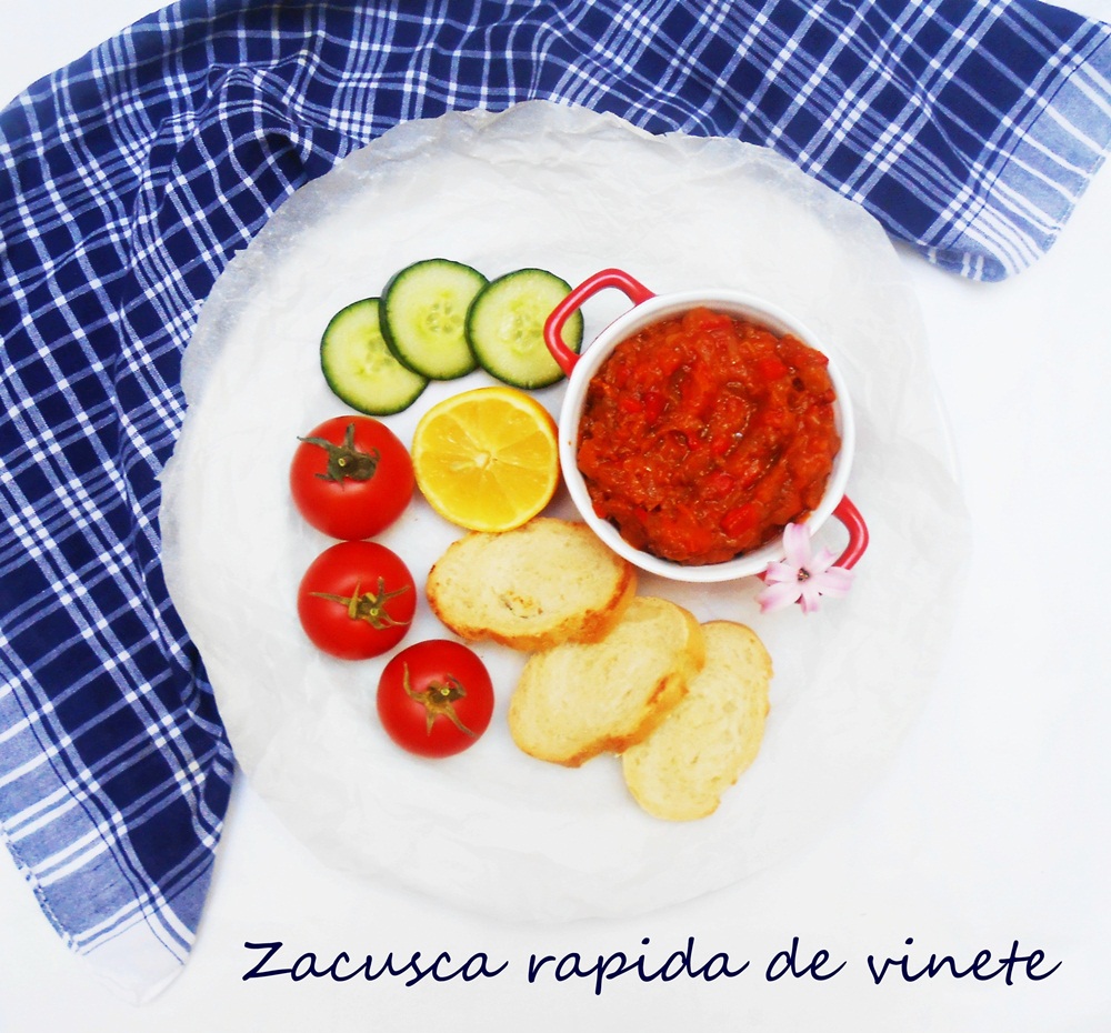 Zacusca rapida de vinete