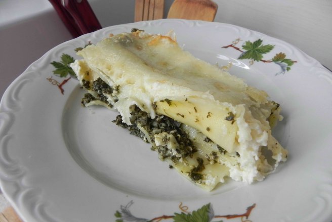 Cannelloni cu branza, spanac si gorgonzola