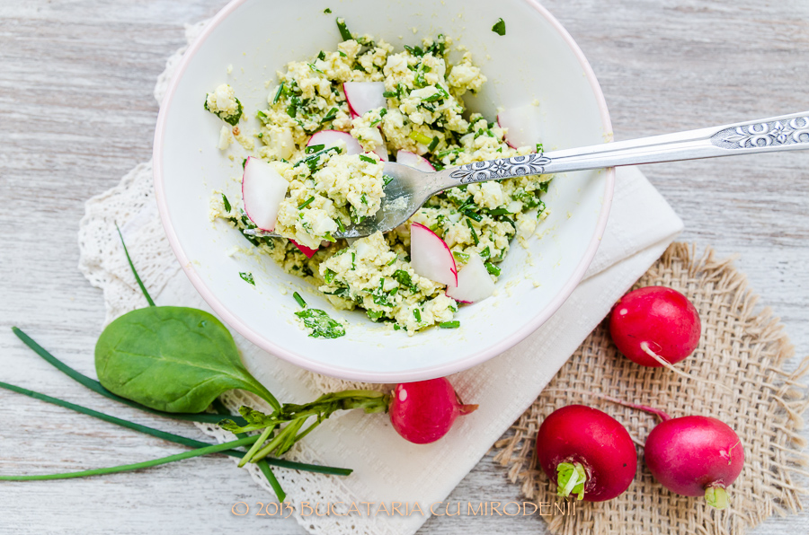 Salata de oua de prepelita