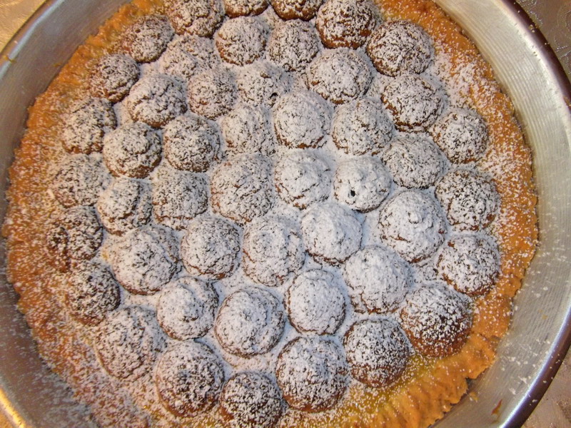 Tarta cu crema si amaretti