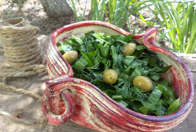 Salata simpla, gustoasa si sanatoasa de leurda