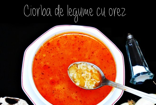 Ciorba de legume cu orez