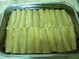 Cannelloni cu carne de vita