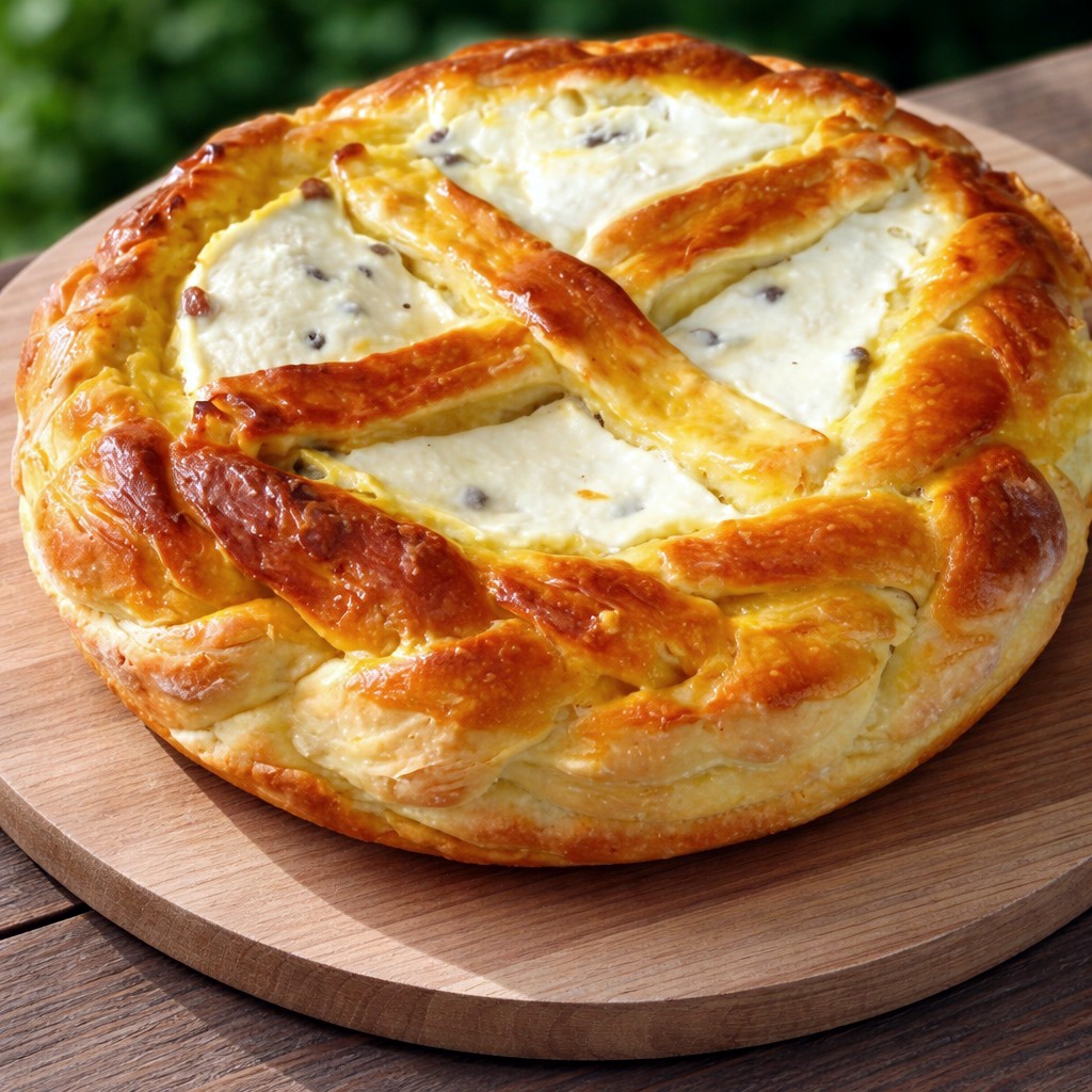 Pasca cu aluat de cozonac