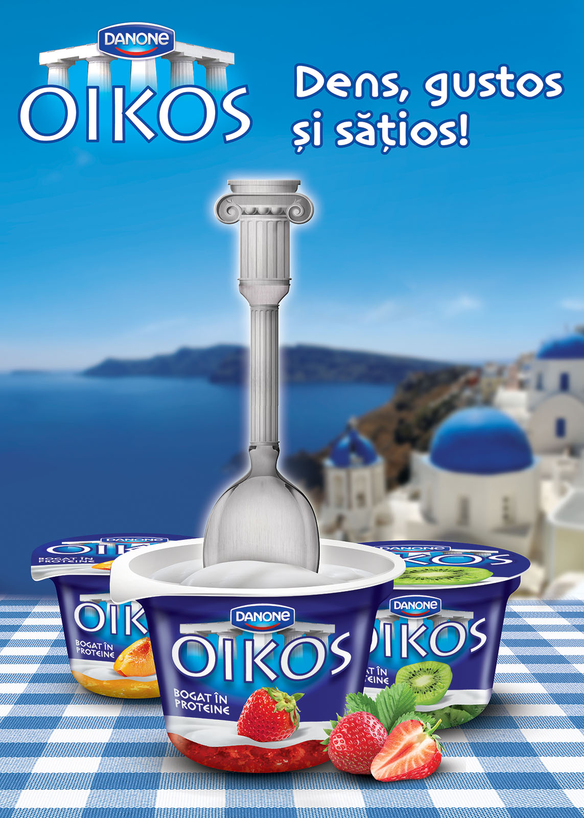 OIKOS: snack-ul gustos si sanatos de la Danone! OIKOS, iaurturi cu continut ridicat de proteine pe pat de fructe