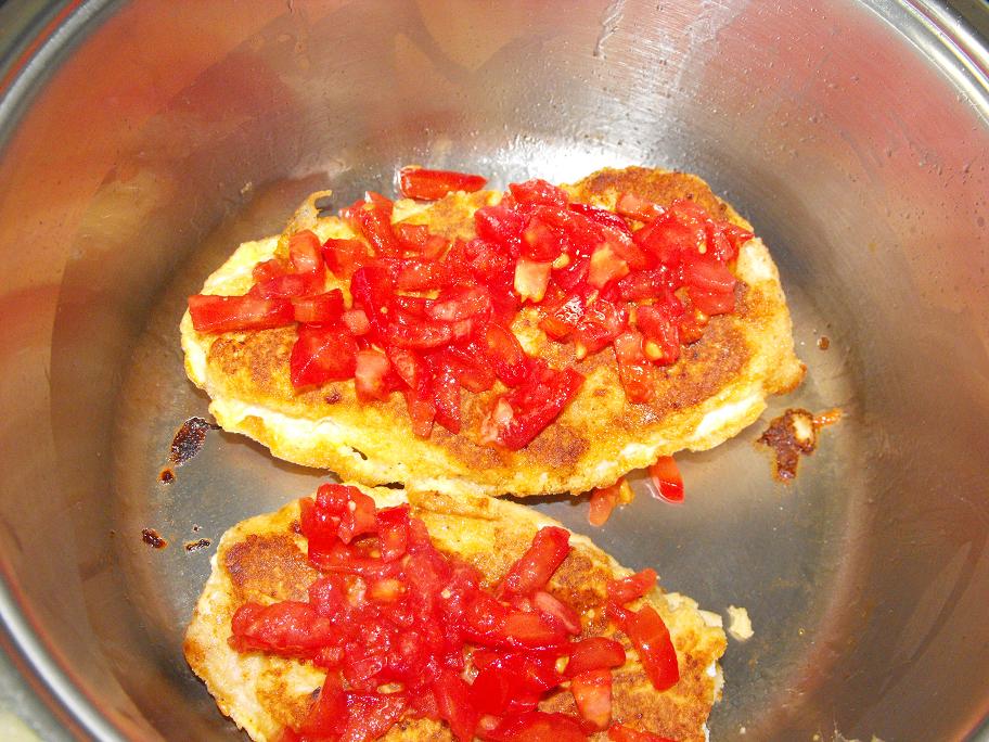 Chicken parmigiana in vas Zepter