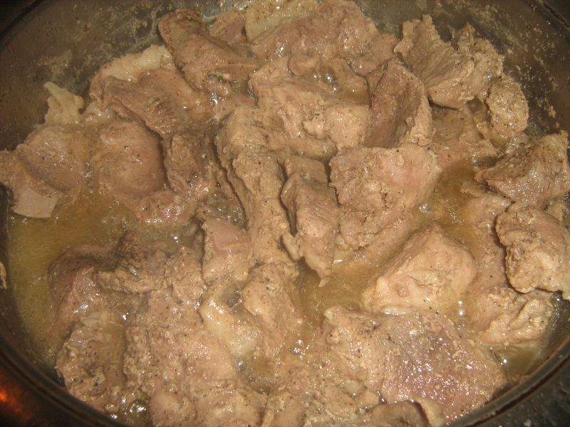 Carne de porc cu  pilaf de orez