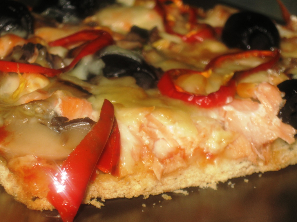 Pizza cu somon