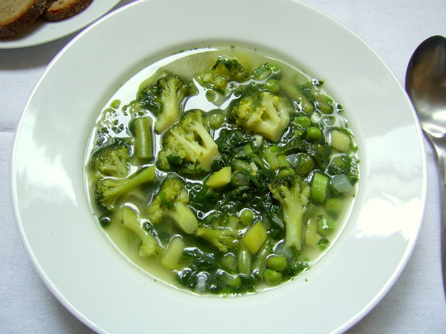 Supa verde de legume