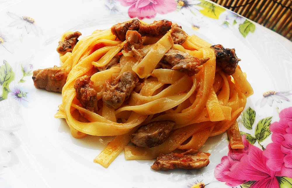 Tagliatelle cu ciuperci