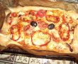 Pizza cu pastrama de vita,ciuperci si dovlecel-7