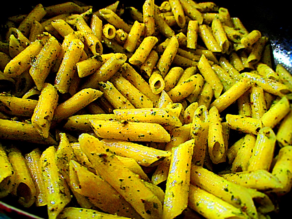 Penne cu pesto alla genovese