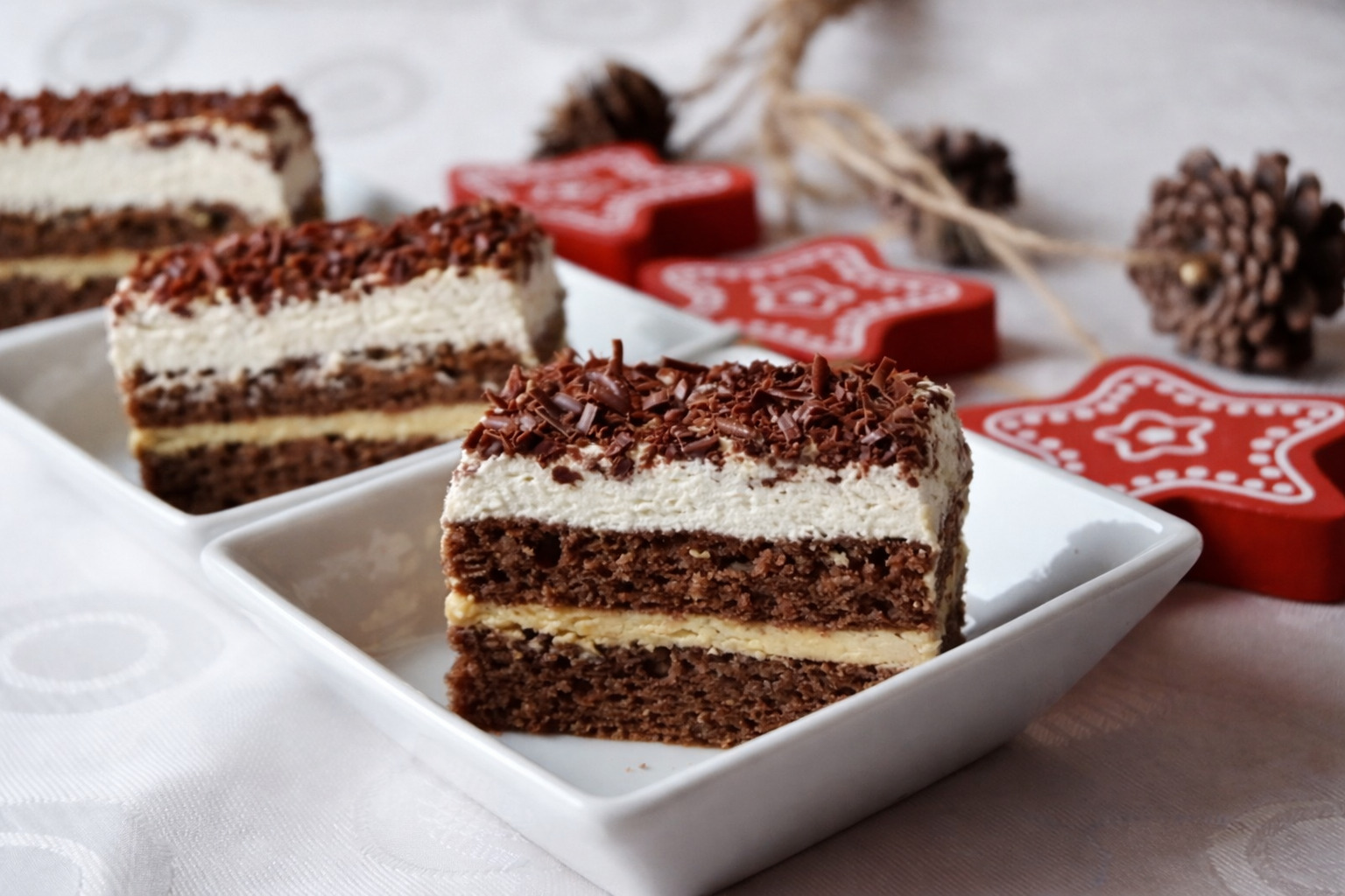 Desert prajitura cu crema de cafea