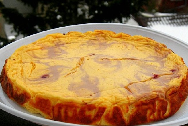 Cheesecake cu vanilie si esenta de trandafiri Dukan