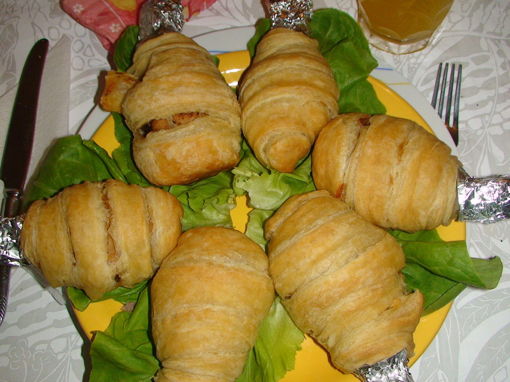 Ciocanele de pui in foitaj