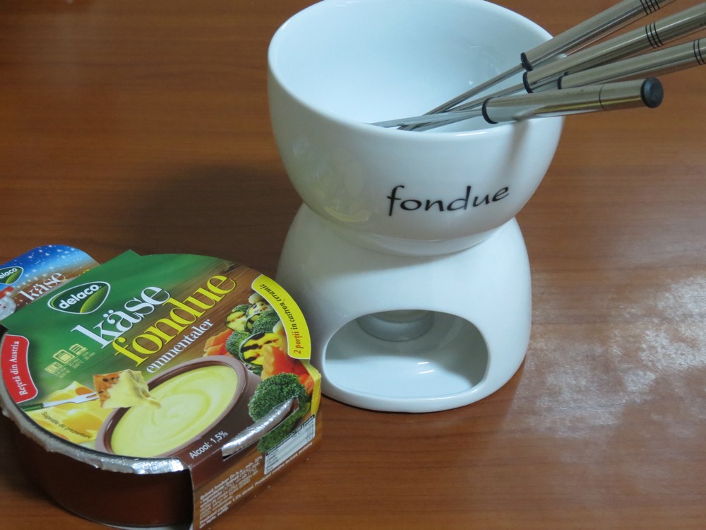 Fondue cu branza Delaco si legume