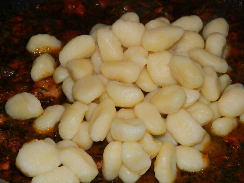 Gnocchi cu leurda