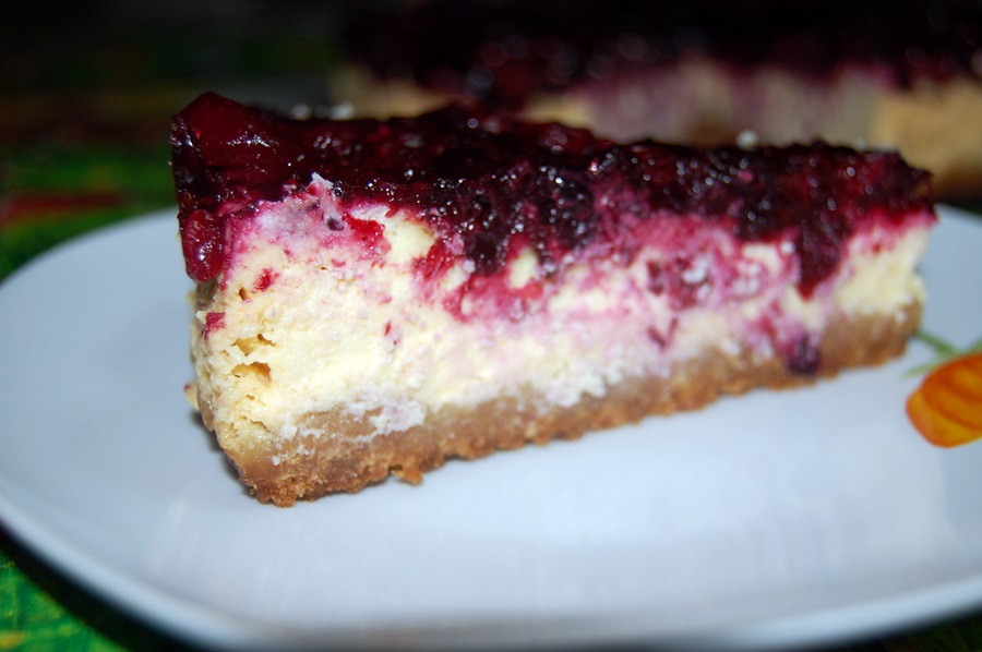 Cheesecake cu fructe de padure