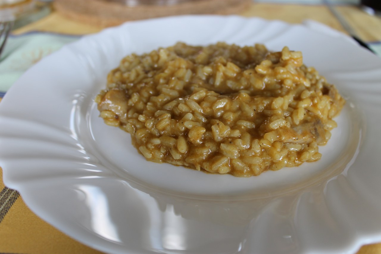 Curry risotto cu pui