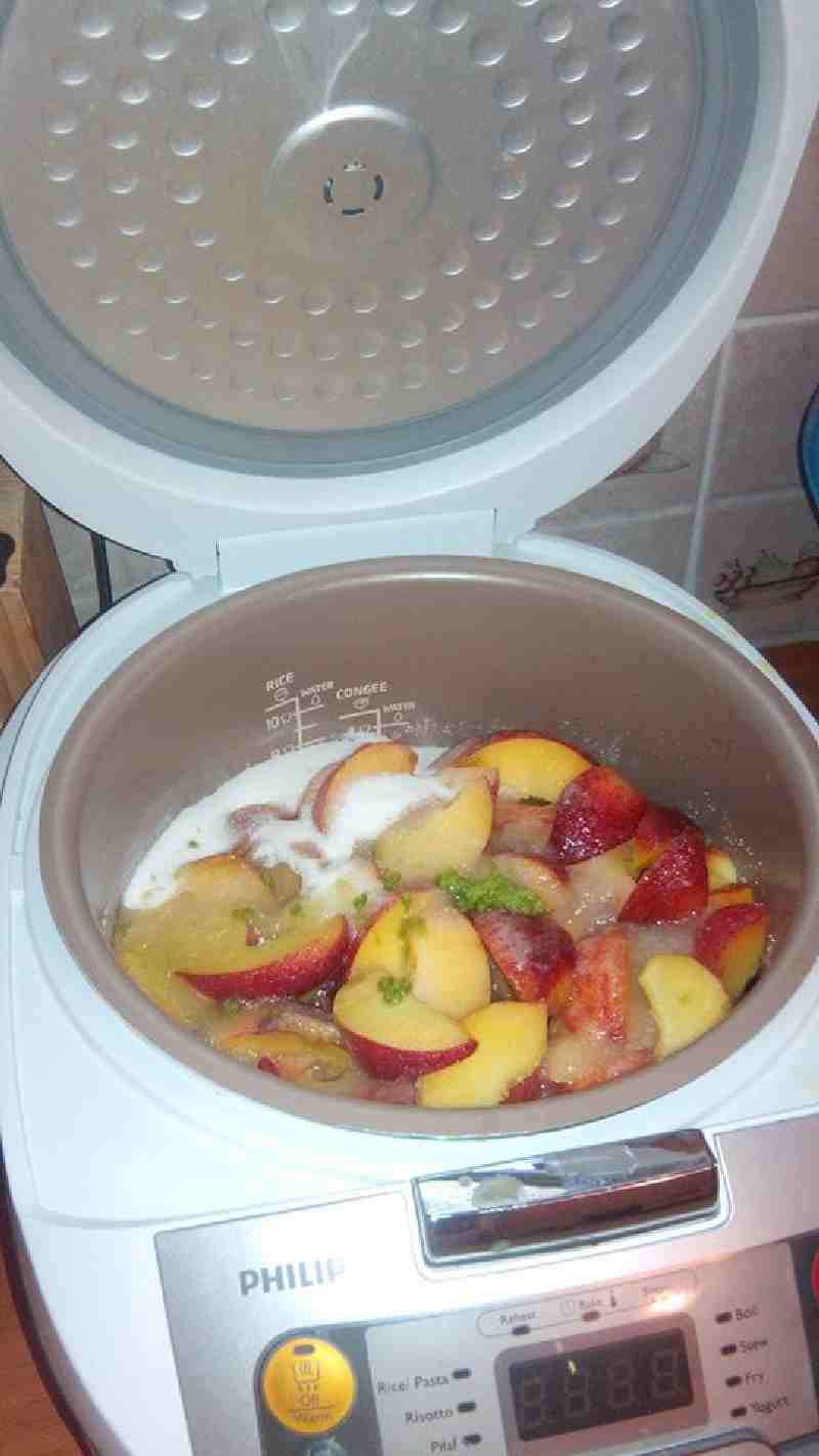 Dulceata de piersici (multicooker)