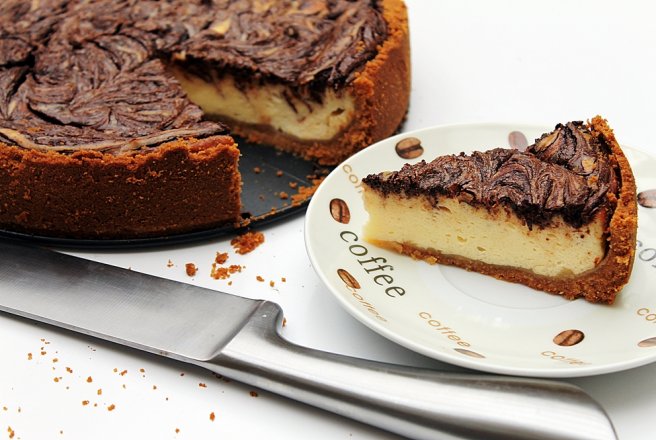 Cheesecake cu ciocolata