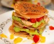 Mille-feuilles crocant cu guacamole si pui-6