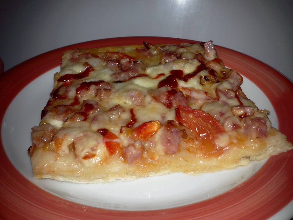 Pizza cu blat perfect