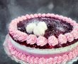 Tort cu fructe de padure,panna cotta de vanilie si cocos-9