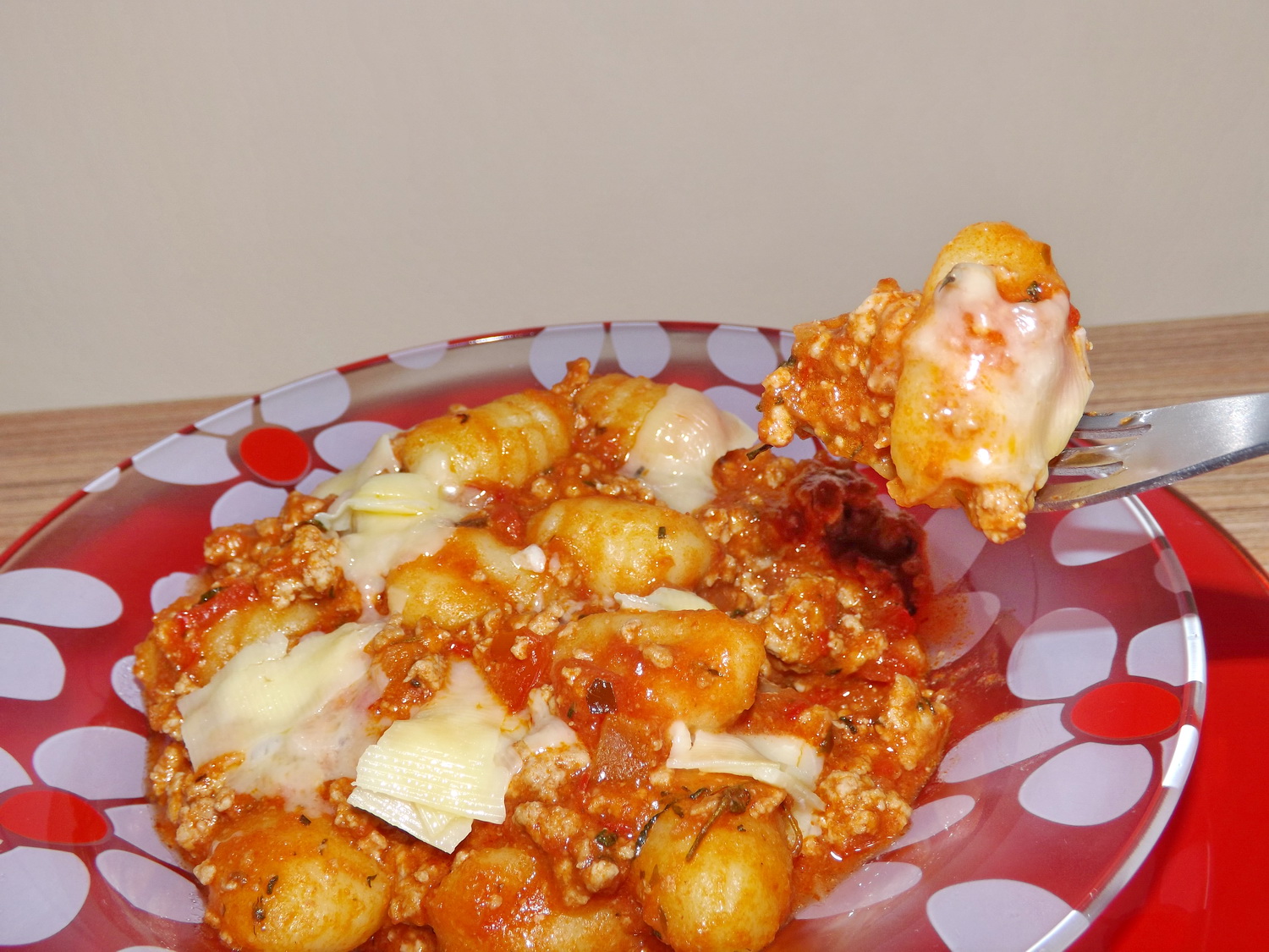 Gnocchi cu sos ragu