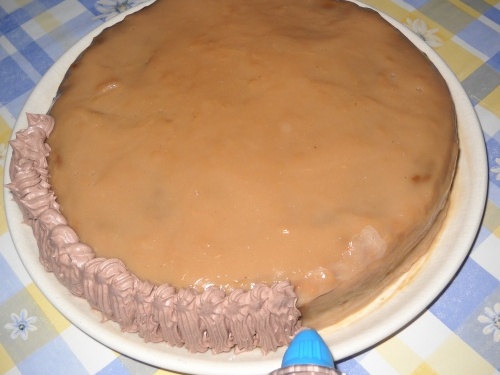 Tort cu crema de zahar ars