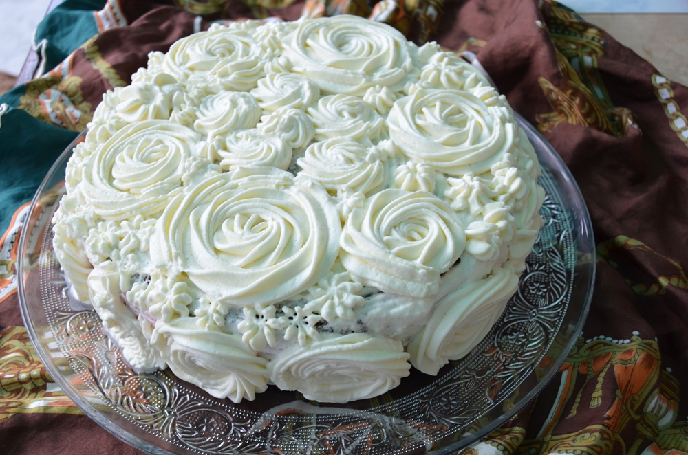 Tort cu zmeura si mascarpone