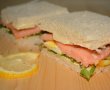 Sandwich cu somon fume si parmezan-5