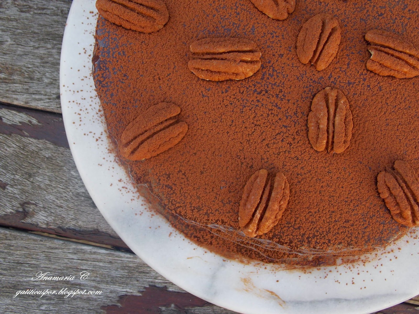 Tort cu ciocolata si crema de branza (2)