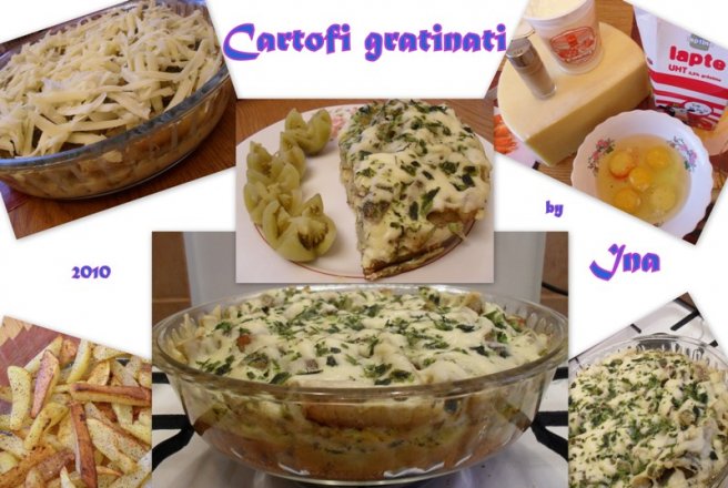 Cartofi  gratinati