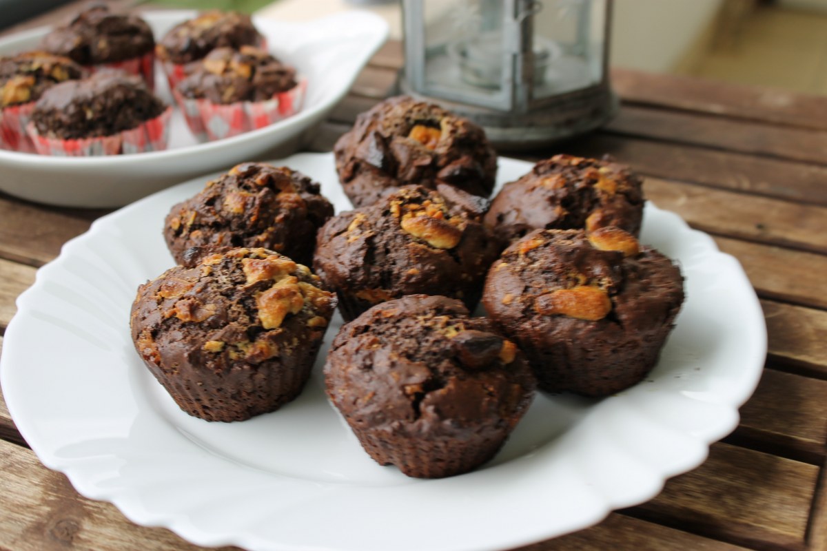 Muffins cu bucati de ciocolata