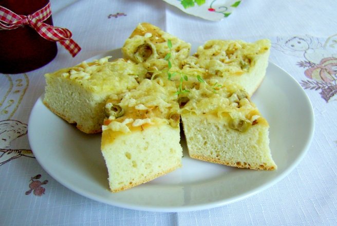 Focaccia cu masline a la Simo