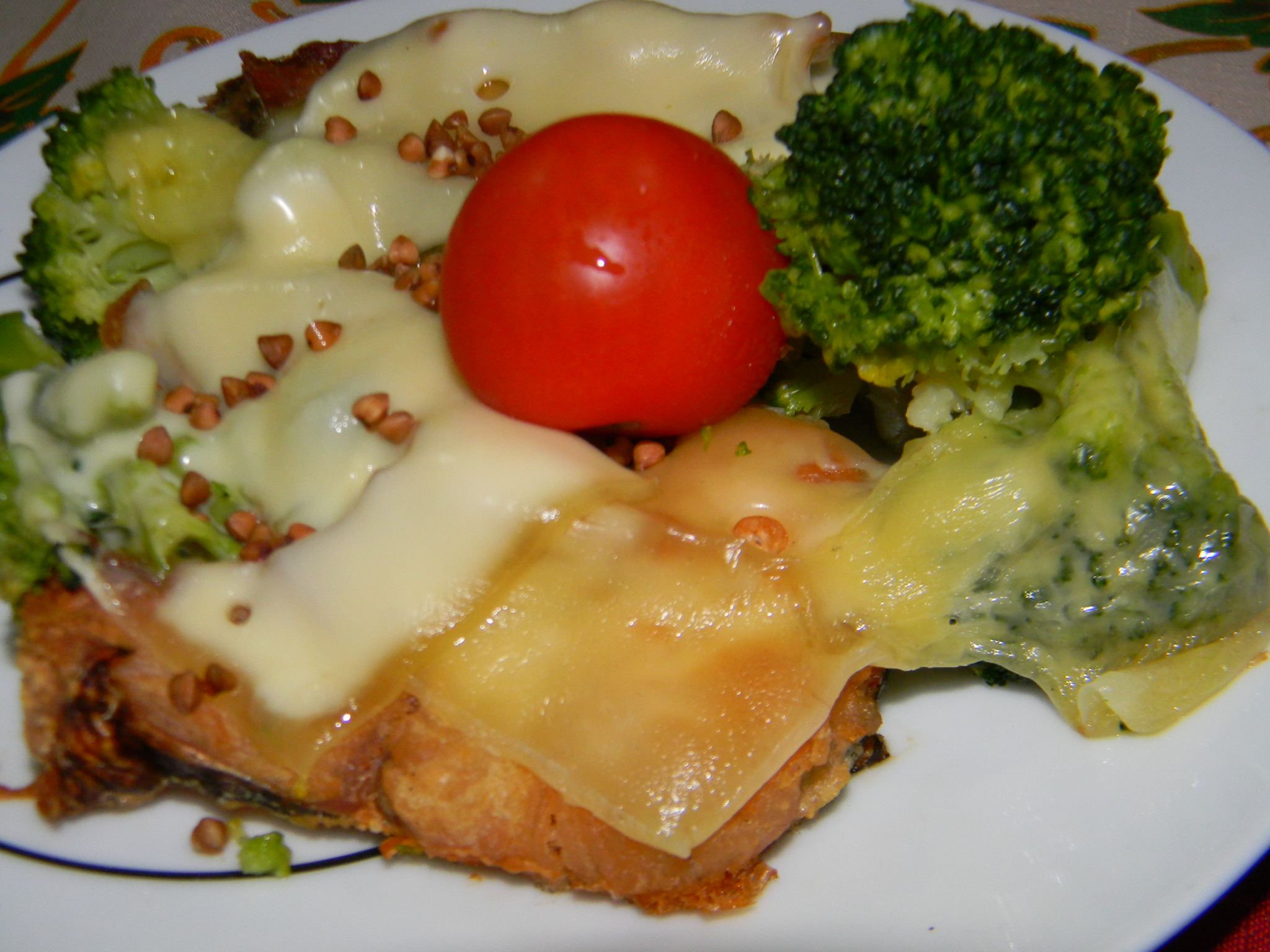 Somn gratinat si broccoli