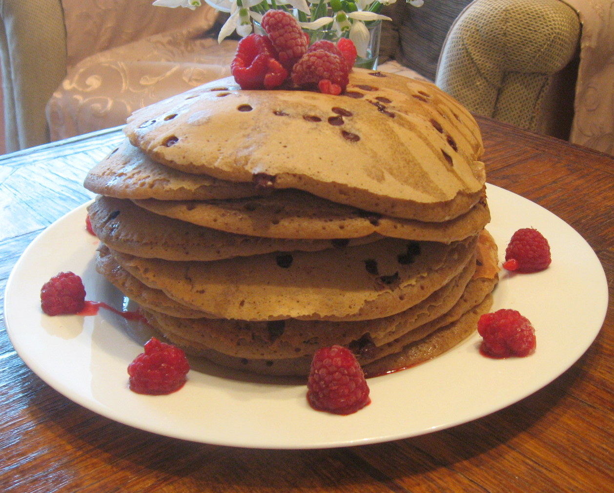 Pancakes cu pudra de roscove