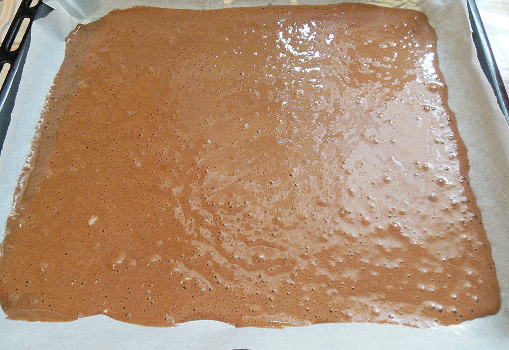 Prajitura cu ganache de ciocolata si crema de branza