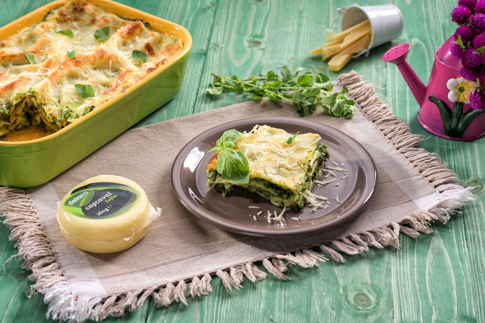Lasagna cu spanac si cascaval