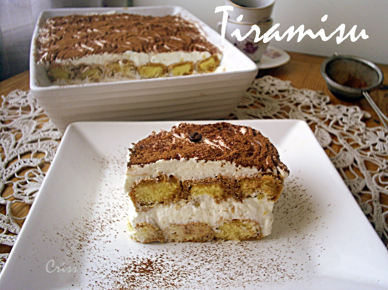 Desert tiramisu reteta fara oua