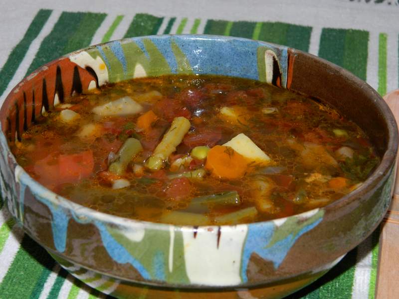 Ciorba manastireasca de legume