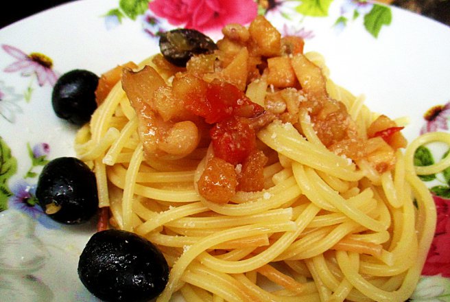 Spaghete cu fructe de mare