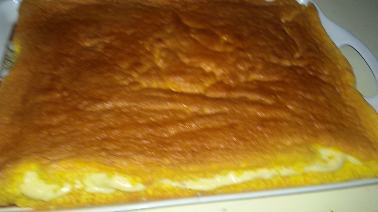Prajitura cu crema de portocale