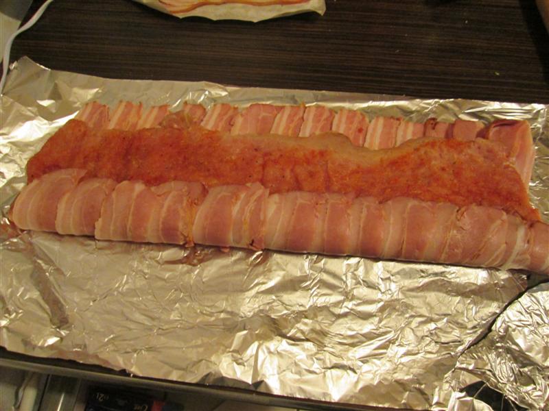 Muschi de porc rulat cu bacon