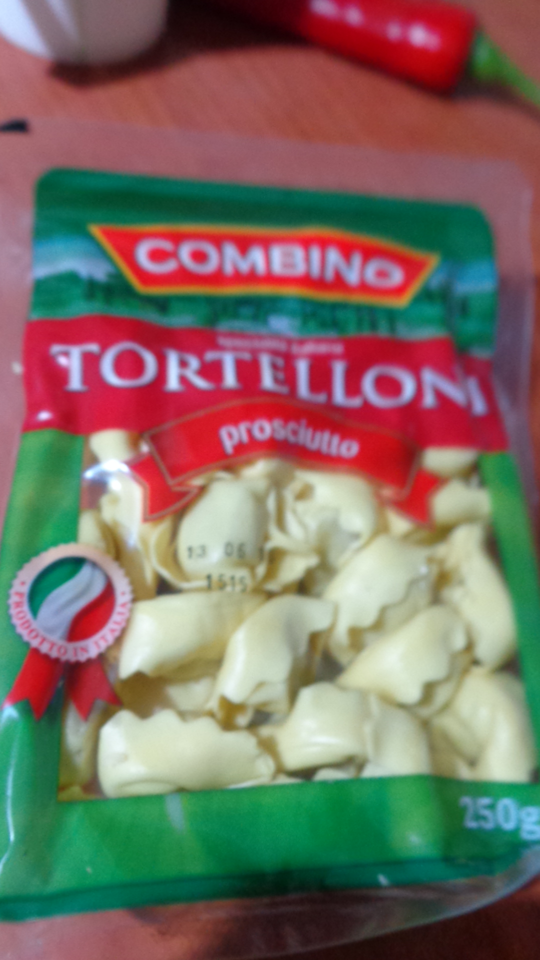 Tortellini cu fasole verde si muschiulet de porc