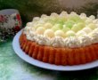 Tarta cu crema de vanilie si pepene galben-13